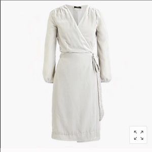 NWT Silver JCREW Velvet Wrap Dress